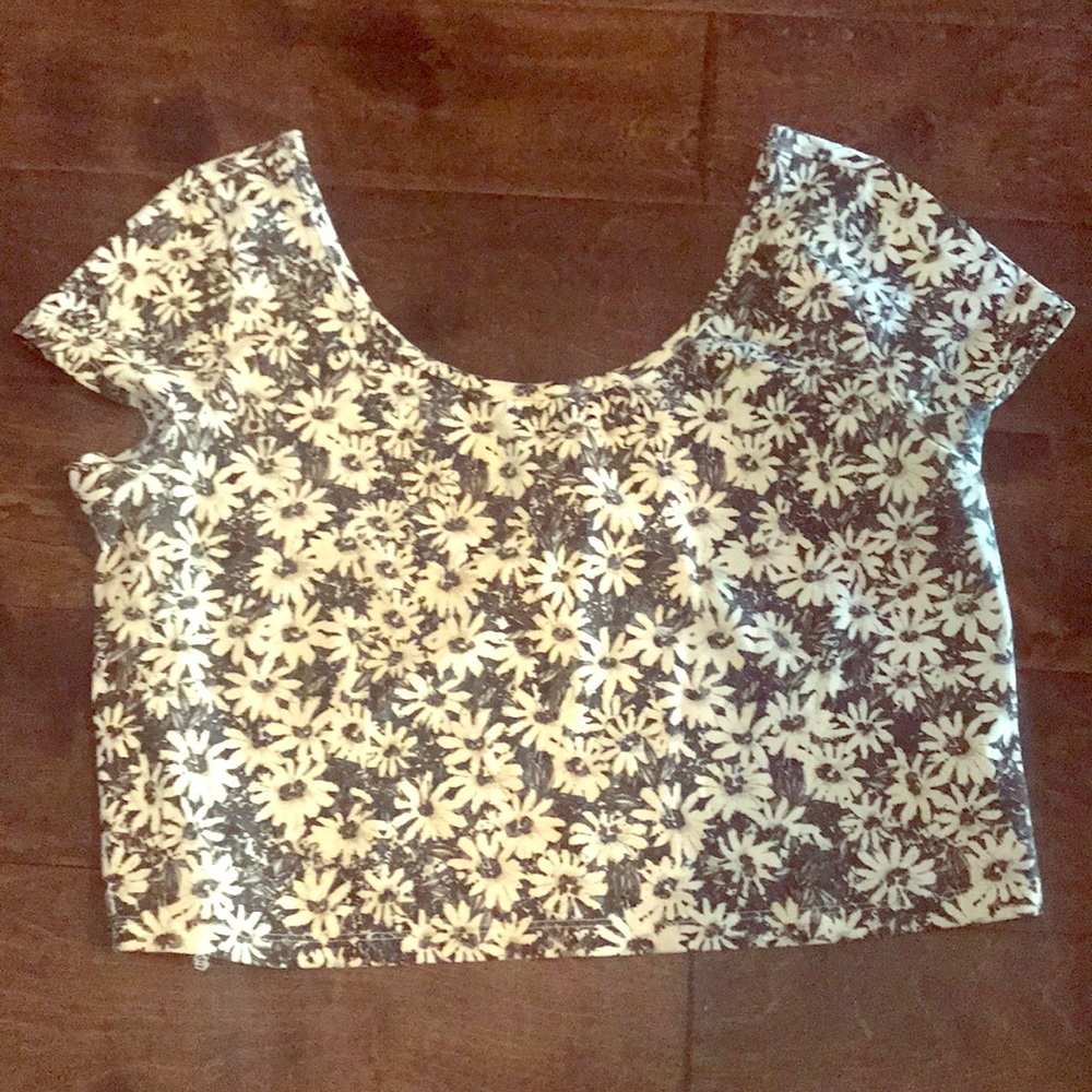Floral crop top